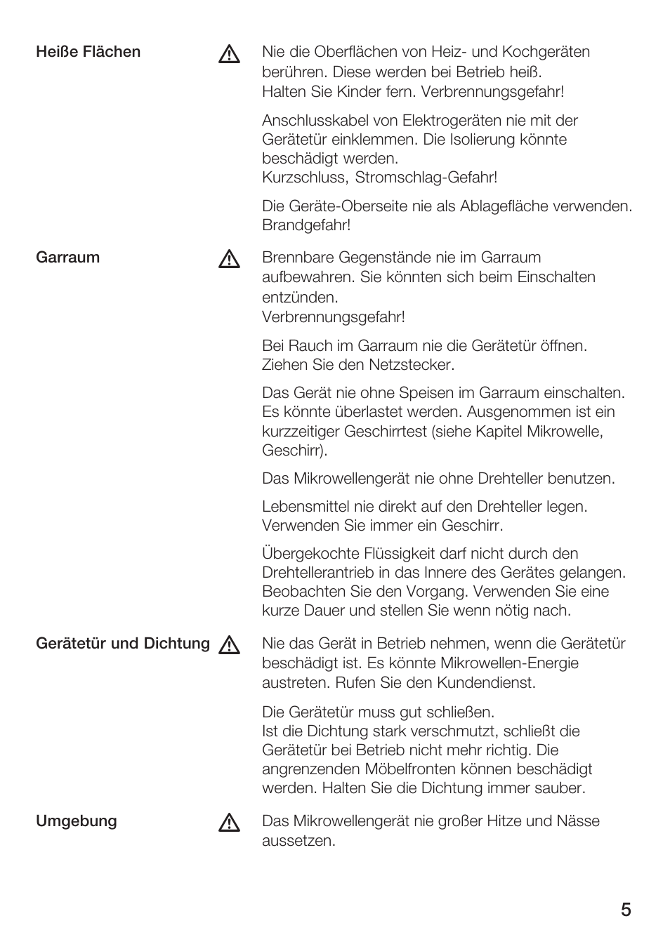 Bosch HMT72M420 - weiß Mikrowellengerät User Manual | Page 5 / 120