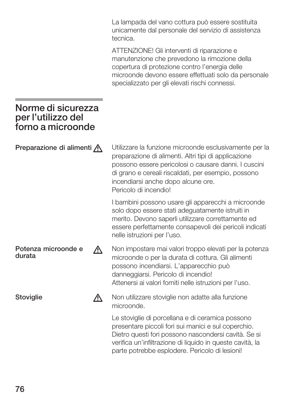 Bosch HMT72M420 - weiß Mikrowellengerät User Manual | Page 76 / 120