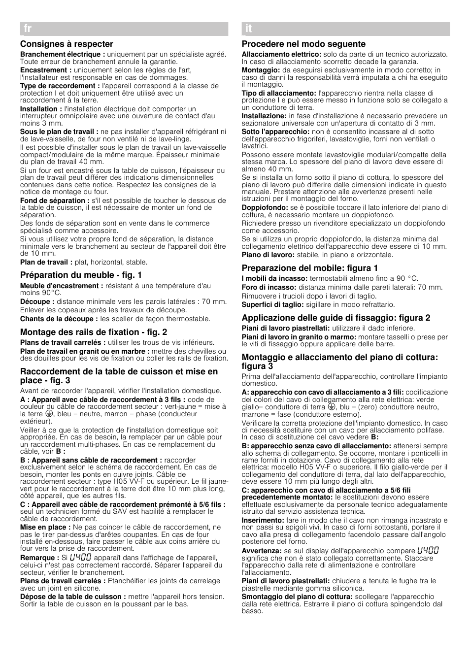 Bosch PKC875N14D User Manual | Page 3 / 9
