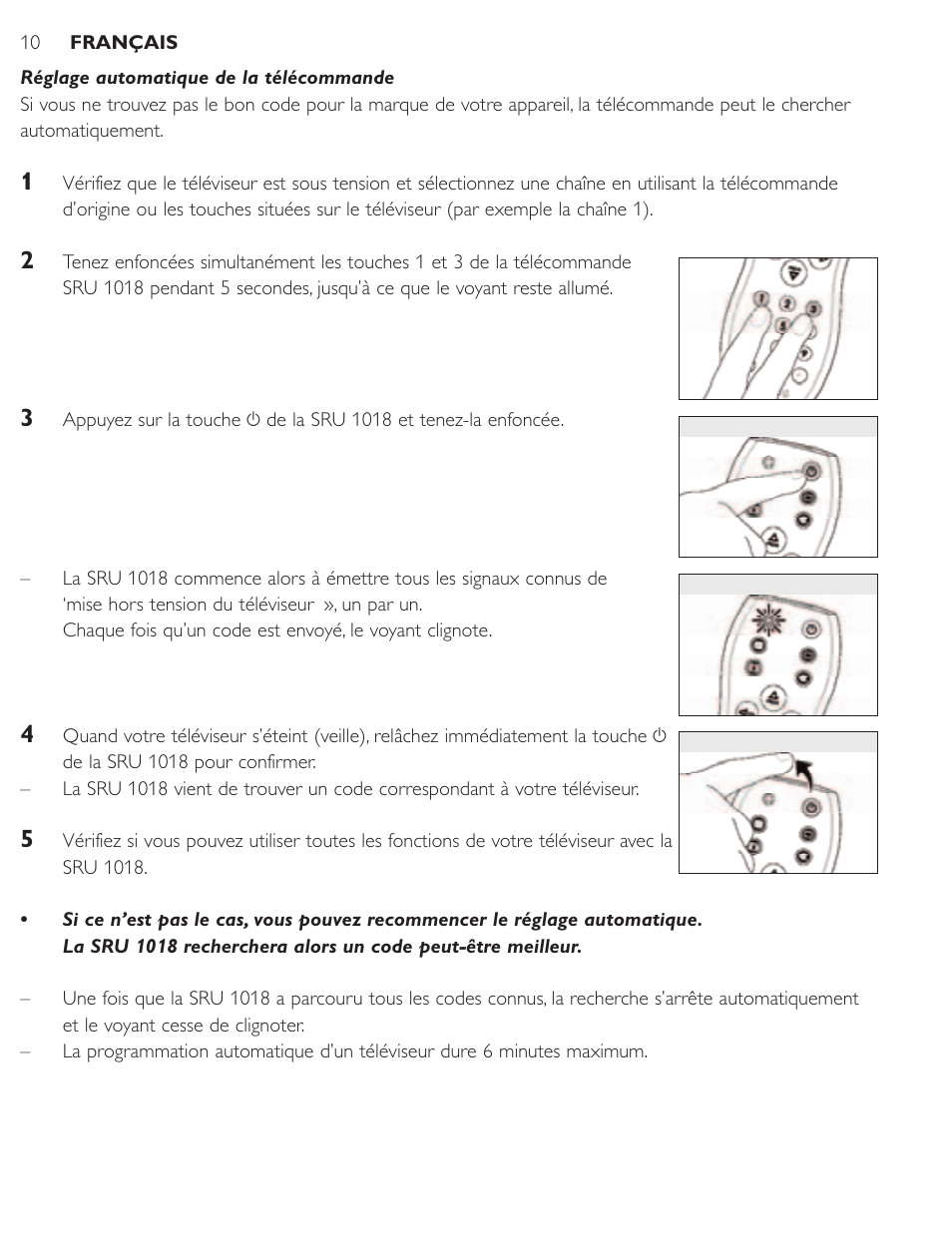 Philips SRU1018 User Manual | Page 10 / 72