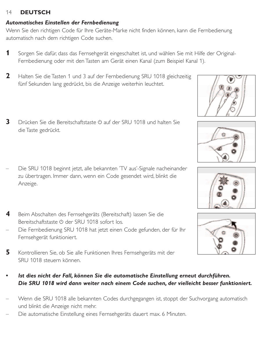 Philips SRU1018 User Manual | Page 14 / 72