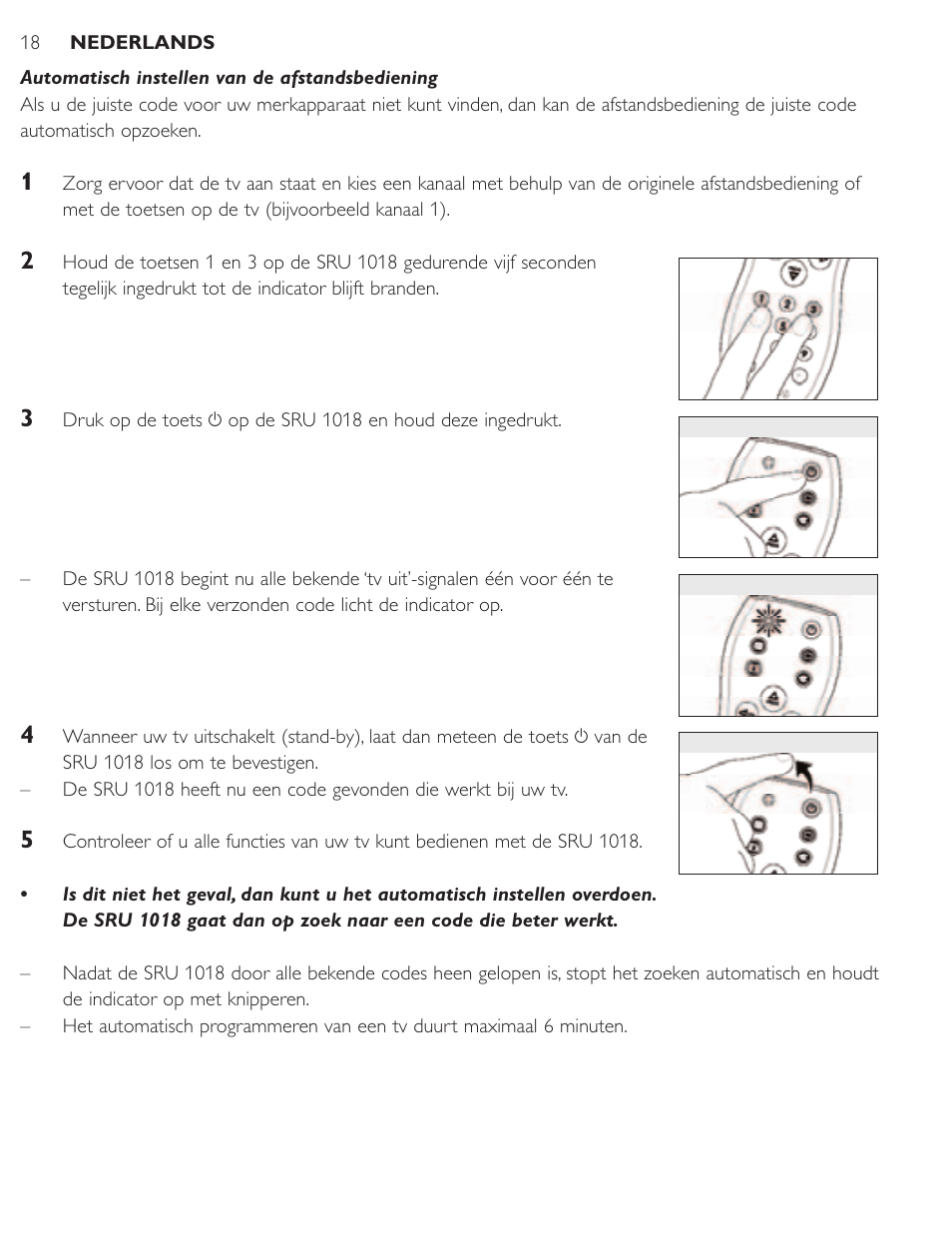 Philips SRU1018 User Manual | Page 18 / 72