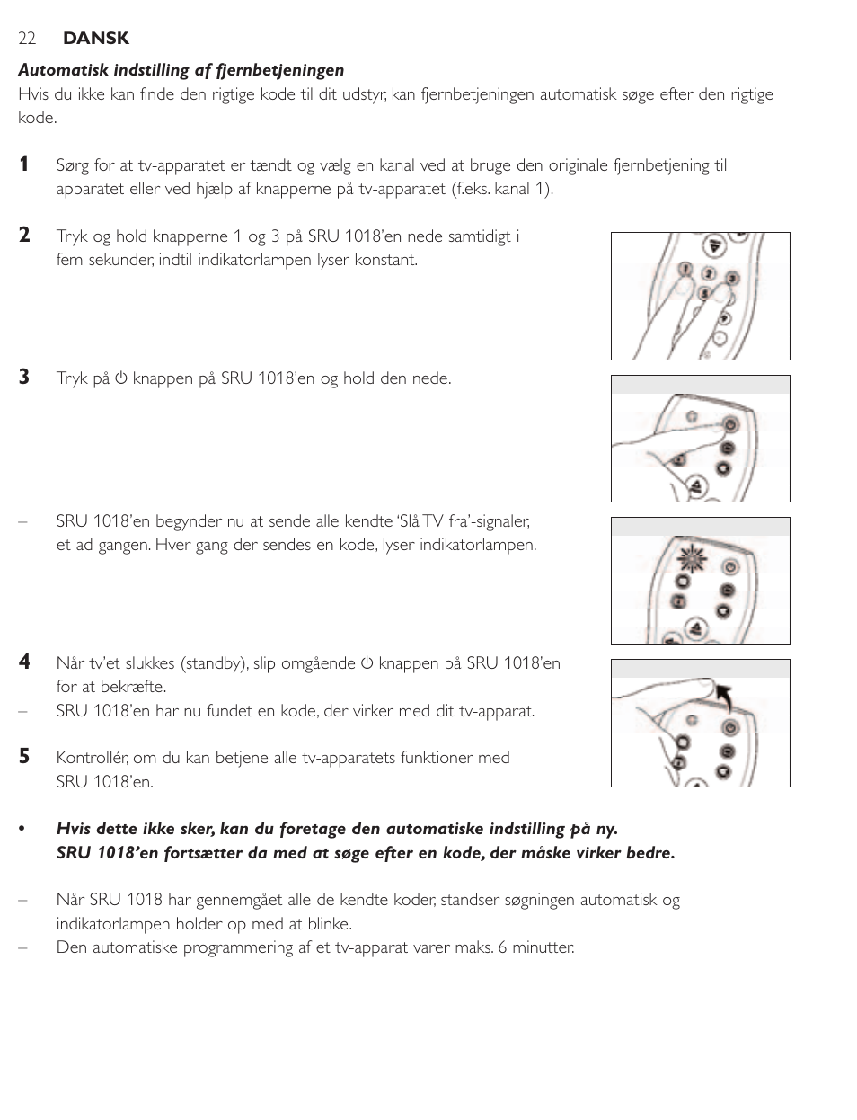 Philips SRU1018 User Manual | Page 22 / 72