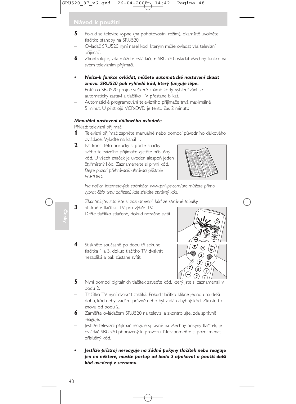 Philips SRU520 User Manual | Page 48 / 76