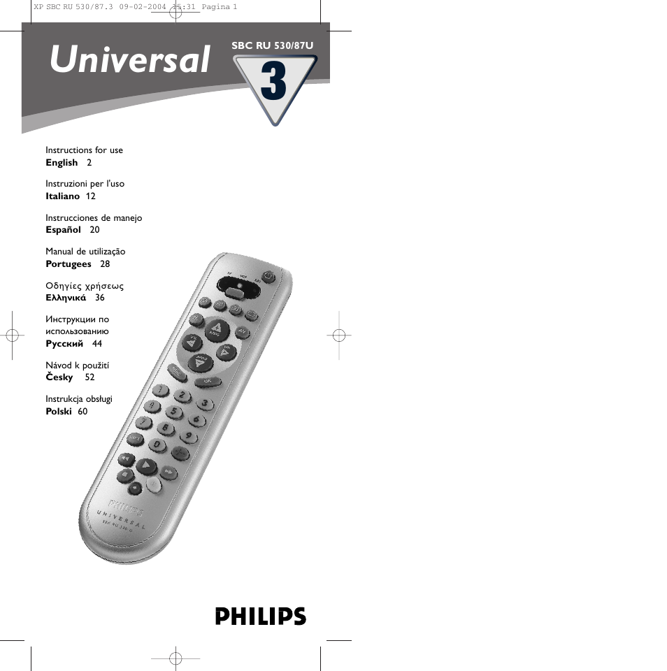 Philips SBCRU530 User Manual | 78 pages