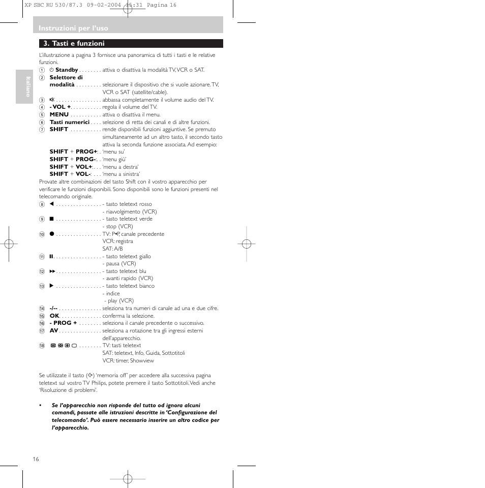 Philips SBCRU530 User Manual | Page 16 / 78