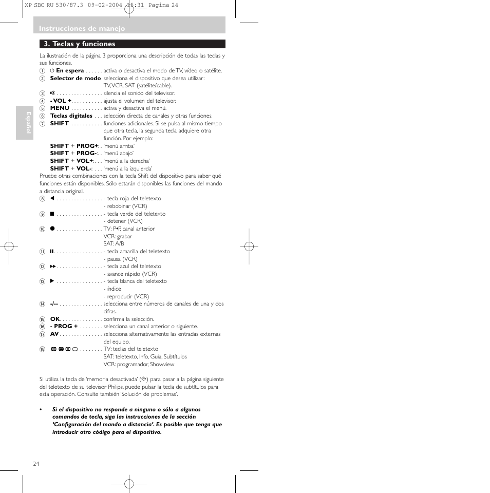 Philips SBCRU530 User Manual | Page 24 / 78