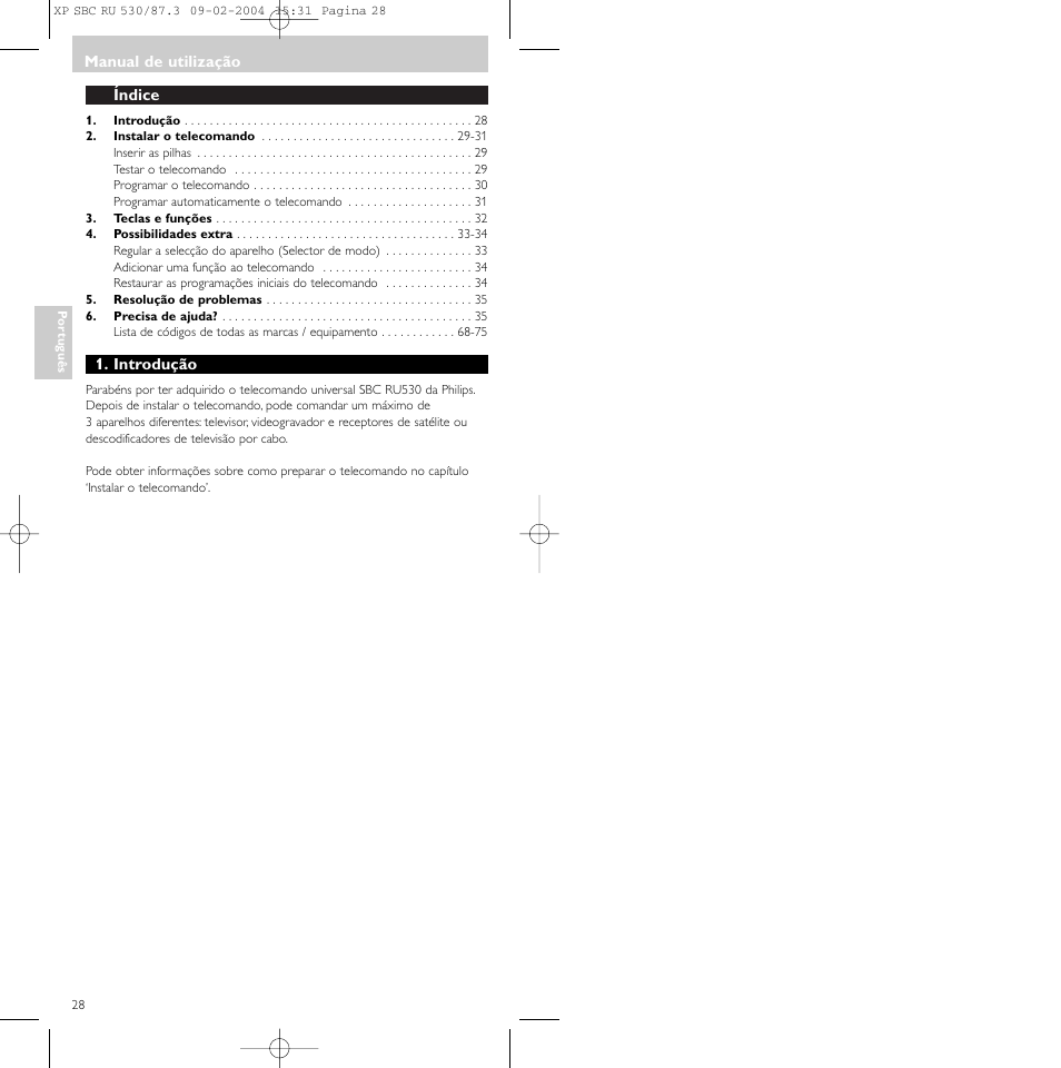 Philips SBCRU530 User Manual | Page 28 / 78