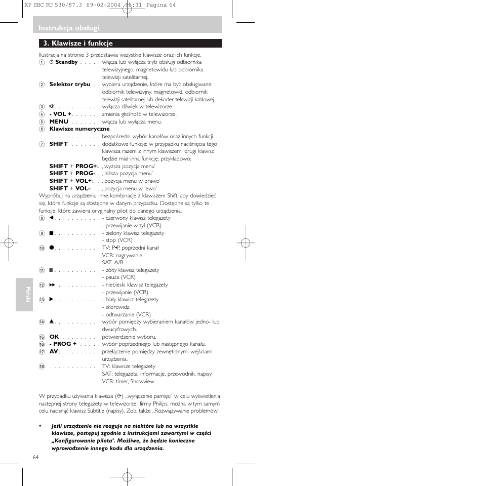 Philips SBCRU530 User Manual | Page 64 / 78