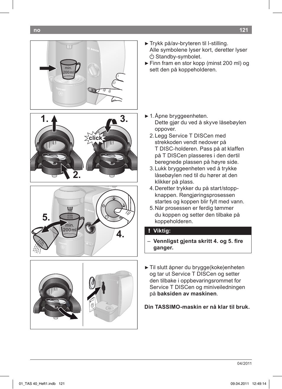 Bosch Multigetränkesystem TAS4011 Silk Silver anthrazit User Manual | Page 123 / 154