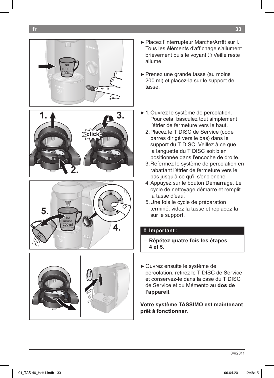 Bosch Multigetränkesystem TAS4011 Silk Silver anthrazit User Manual | Page 35 / 154