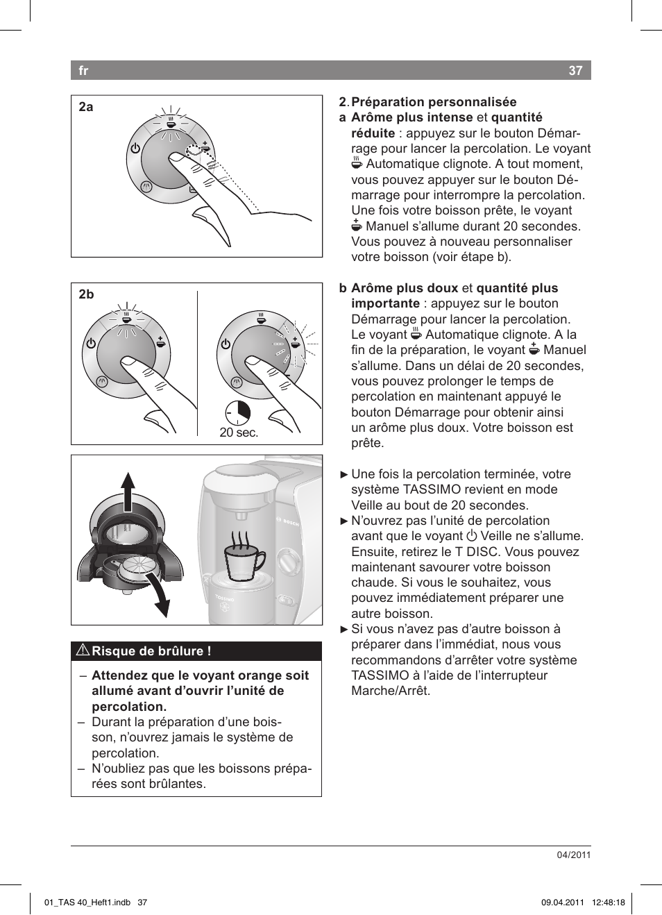 Bosch Multigetränkesystem TAS4011 Silk Silver anthrazit User Manual | Page 39 / 154