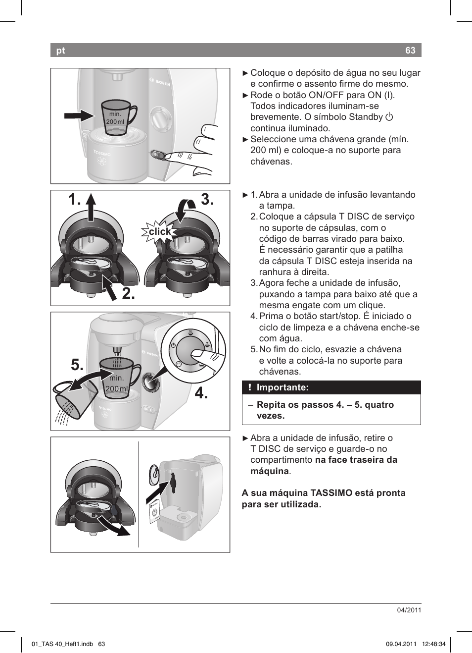 Bosch Multigetränkesystem TAS4011 Silk Silver anthrazit User Manual | Page 65 / 154