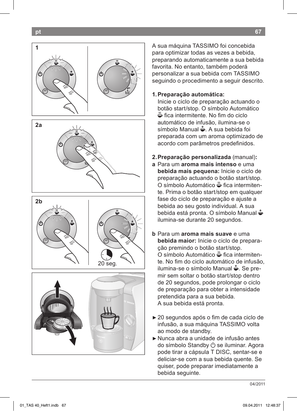 Bosch Multigetränkesystem TAS4011 Silk Silver anthrazit User Manual | Page 69 / 154