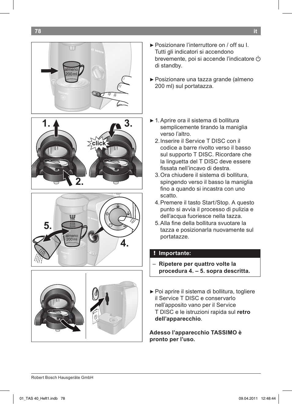 Bosch Multigetränkesystem TAS4011 Silk Silver anthrazit User Manual | Page 80 / 154