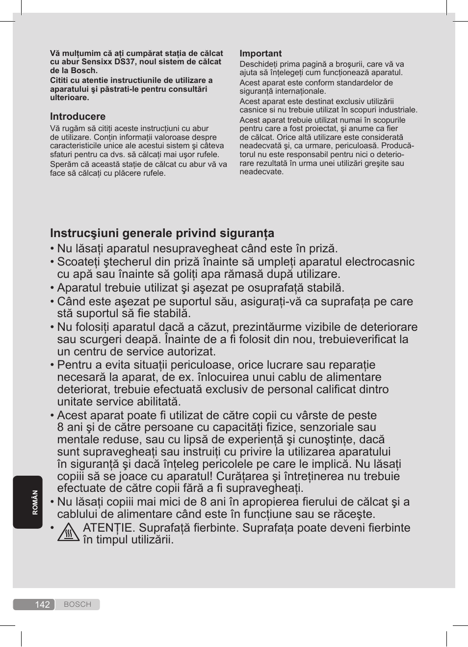 Bosch TDS372410E weiß grün Dampfstation Sensixx DS37 ProEnergy User Manual | Page 142 / 160