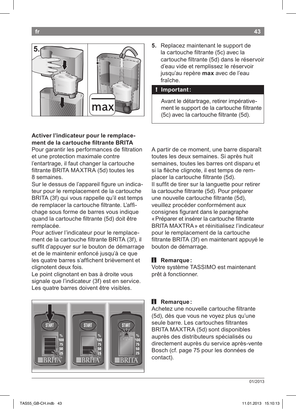 Bosch TASSIMO Multi-Getränke-Automat T55 TAS5542 opal black schwarz User Manual | Page 41 / 74