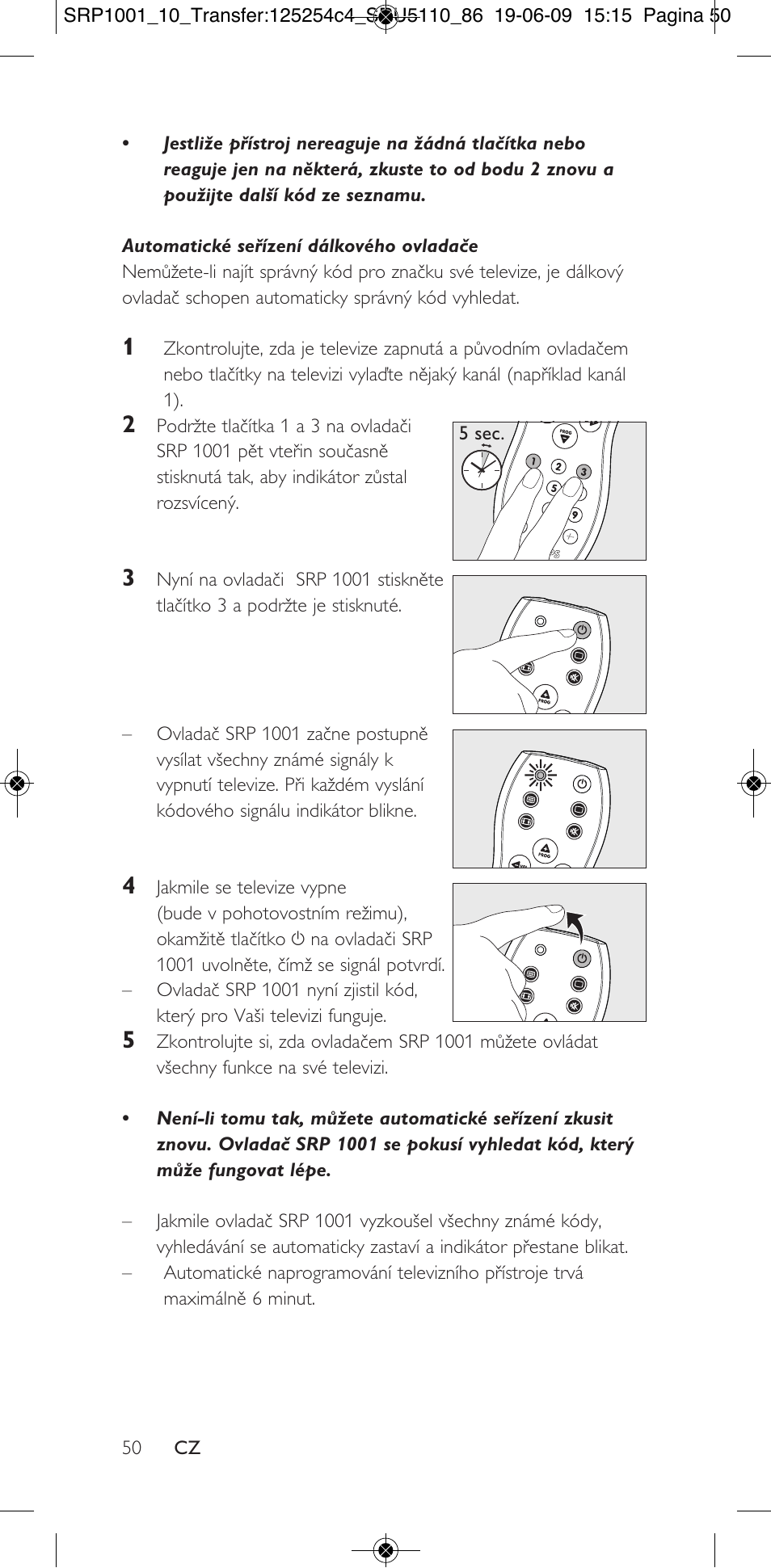 Philips SRP1001 User Manual | Page 50 / 96