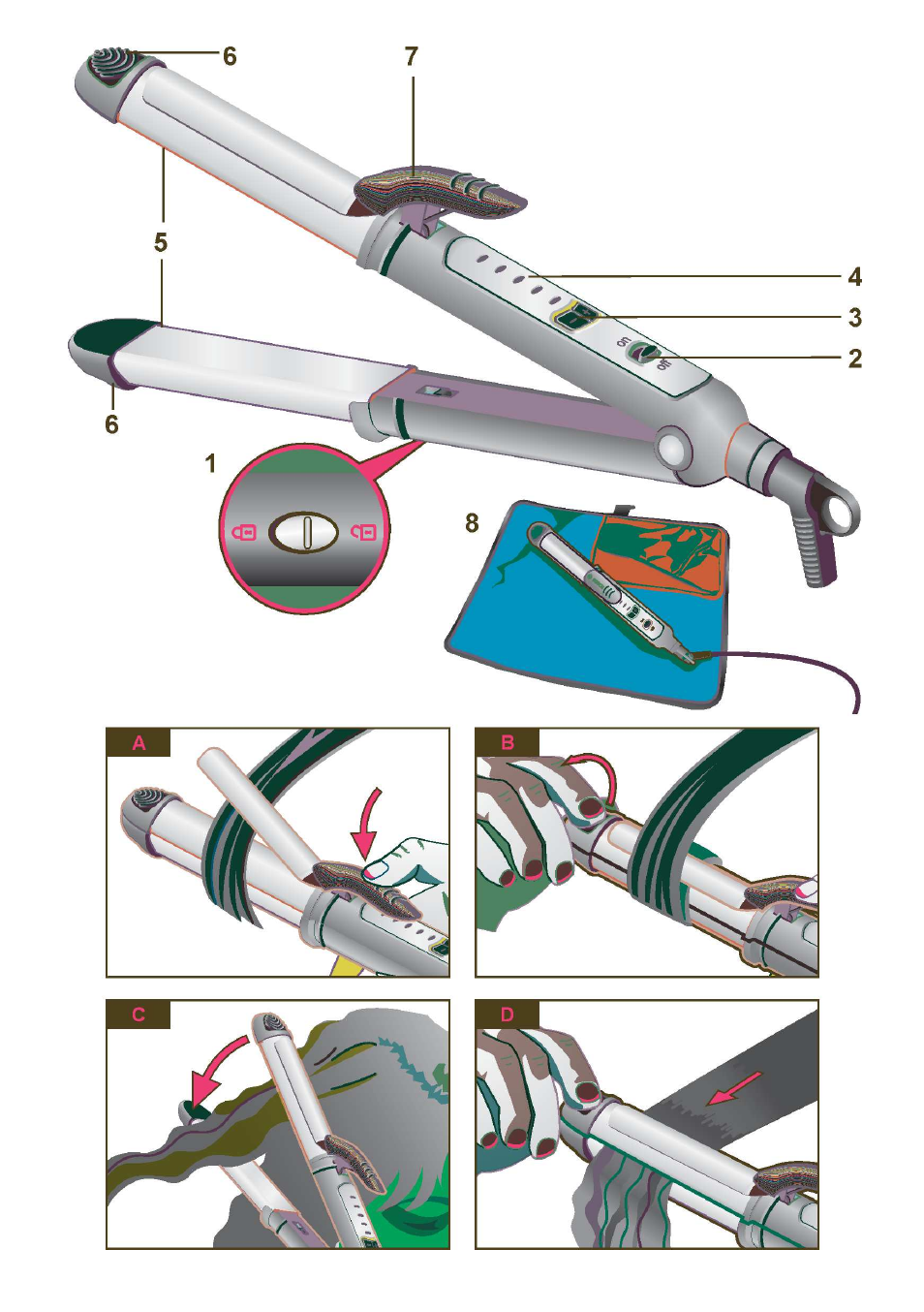 Bosch PHC2520 2in1 Styler User Manual | Page 3 / 58