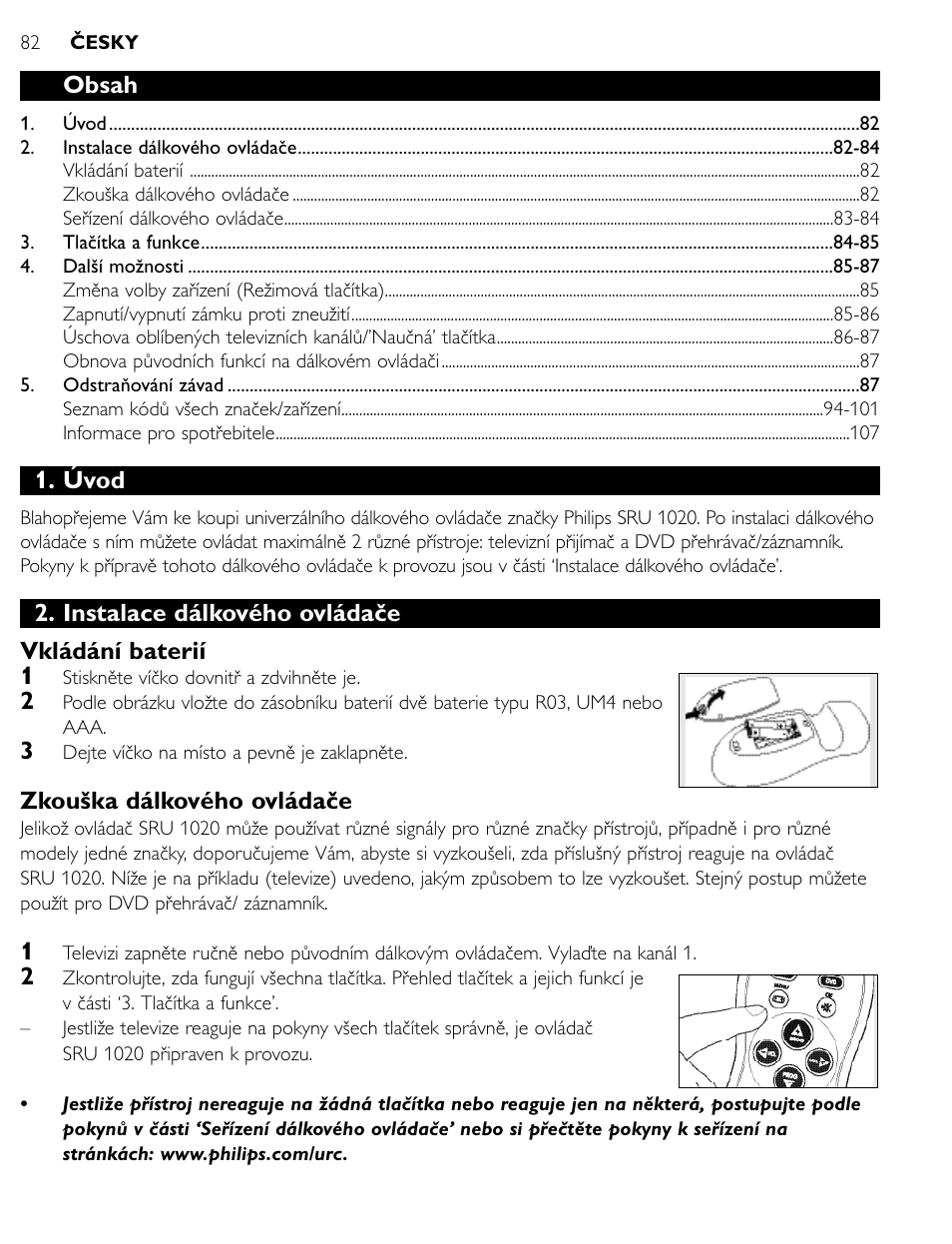 Philips SRU1020 User Manual | Page 81 / 107