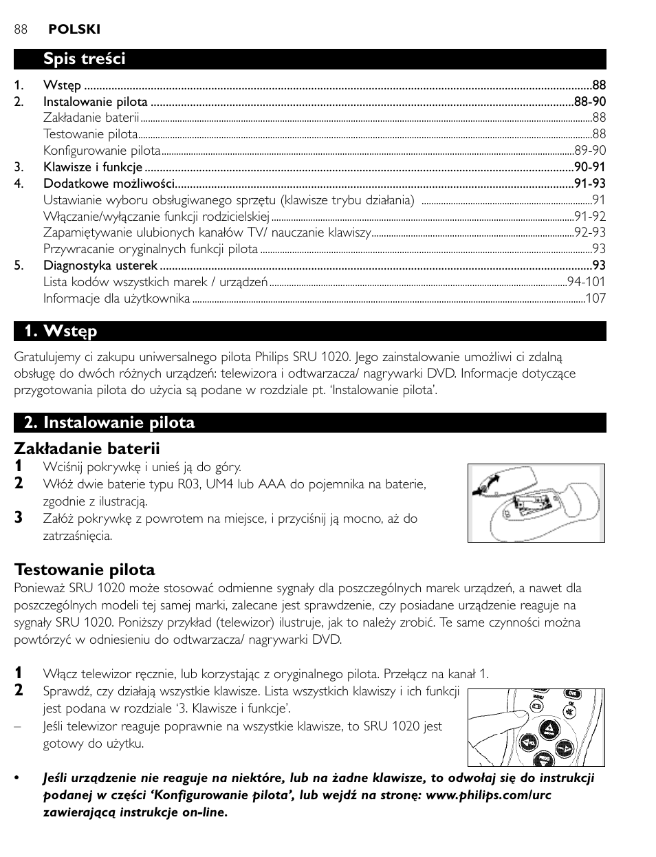 Philips SRU1020 User Manual | Page 87 / 107