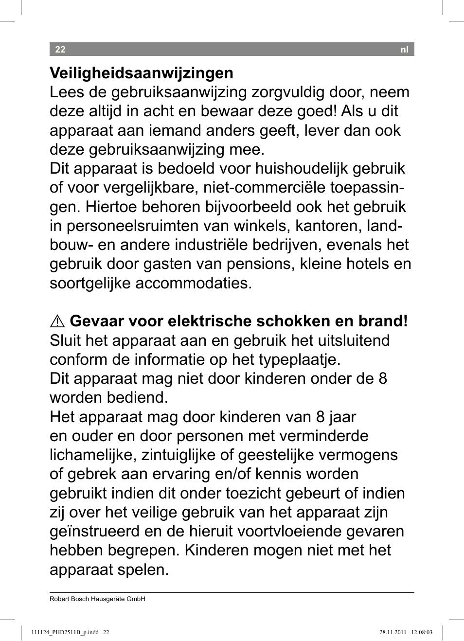 Bosch PHD2511 Haartrockner StarShine DryStyle User Manual | Page 24 / 100