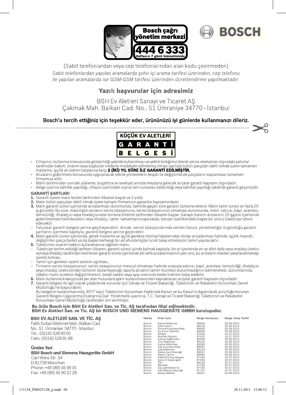 Bosch PHD2511 Haartrockner StarShine DryStyle User Manual | Page 71 / 100