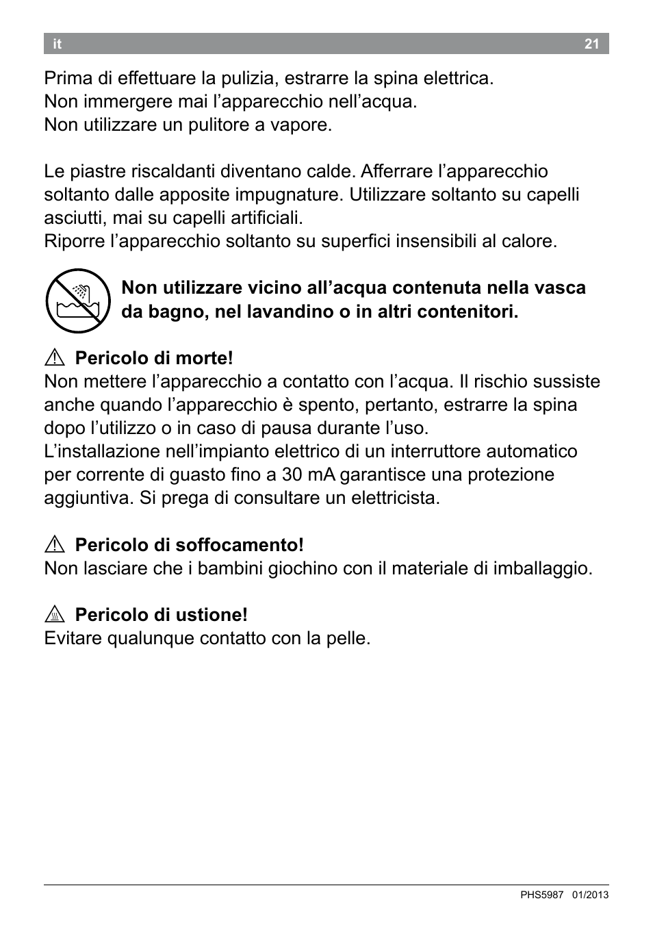 Bosch PHS5987S Keratin Advance Haarglätter SYOSS Glanzversiegelungs-Fluid User Manual | Page 25 / 132