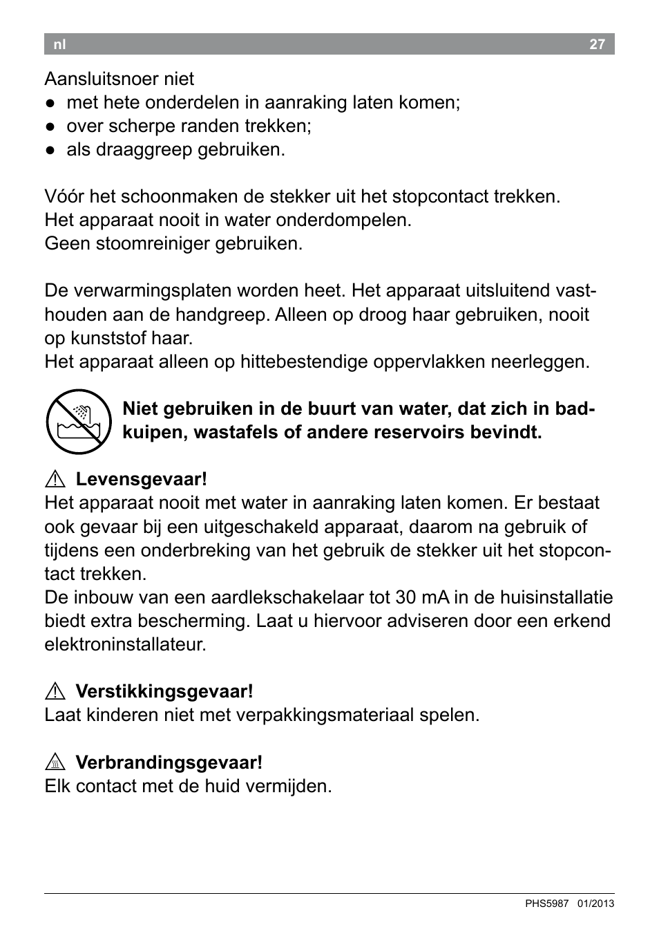 Bosch PHS5987S Keratin Advance Haarglätter SYOSS Glanzversiegelungs-Fluid User Manual | Page 31 / 132