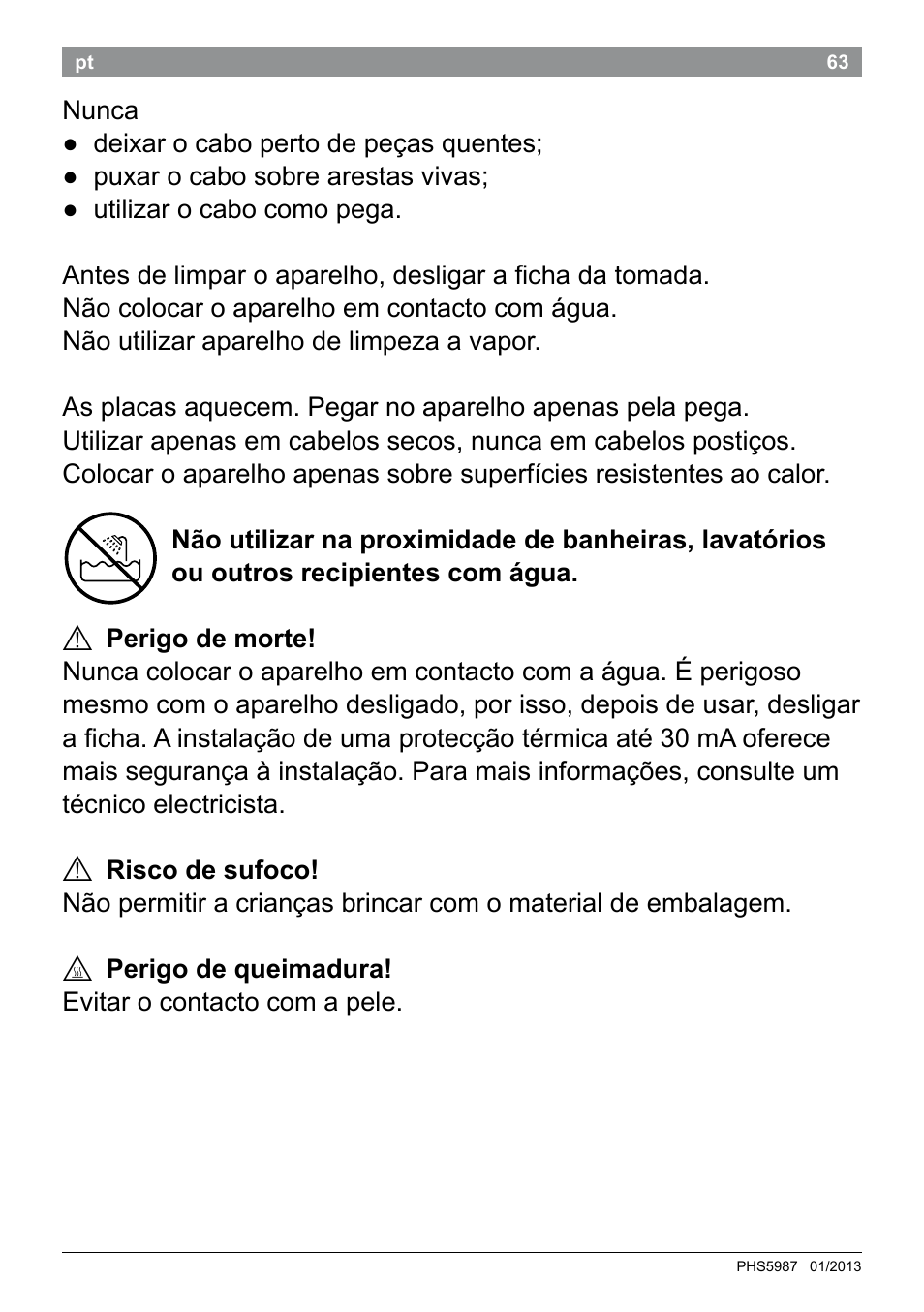 Bosch PHS5987S Keratin Advance Haarglätter SYOSS Glanzversiegelungs-Fluid User Manual | Page 67 / 132