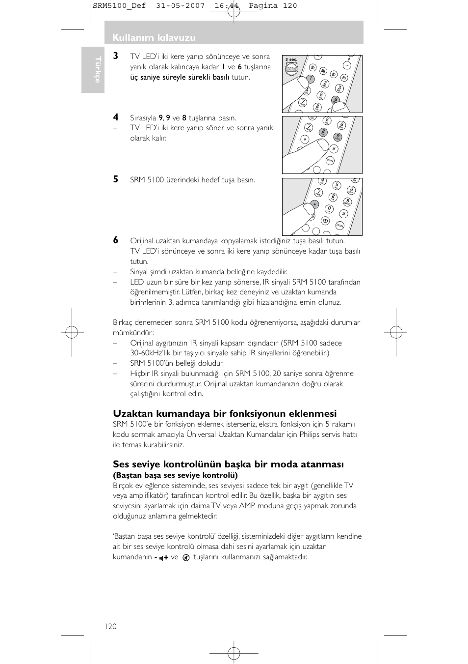 Philips SRM5100 User Manual | Page 120 / 144