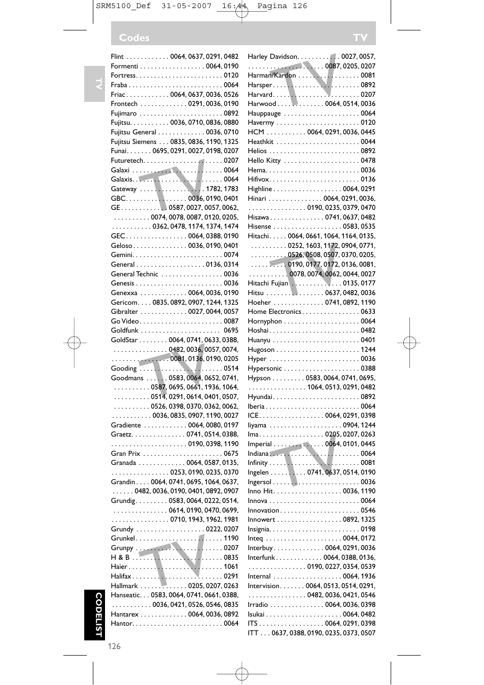 Philips SRM5100 User Manual | Page 126 / 144