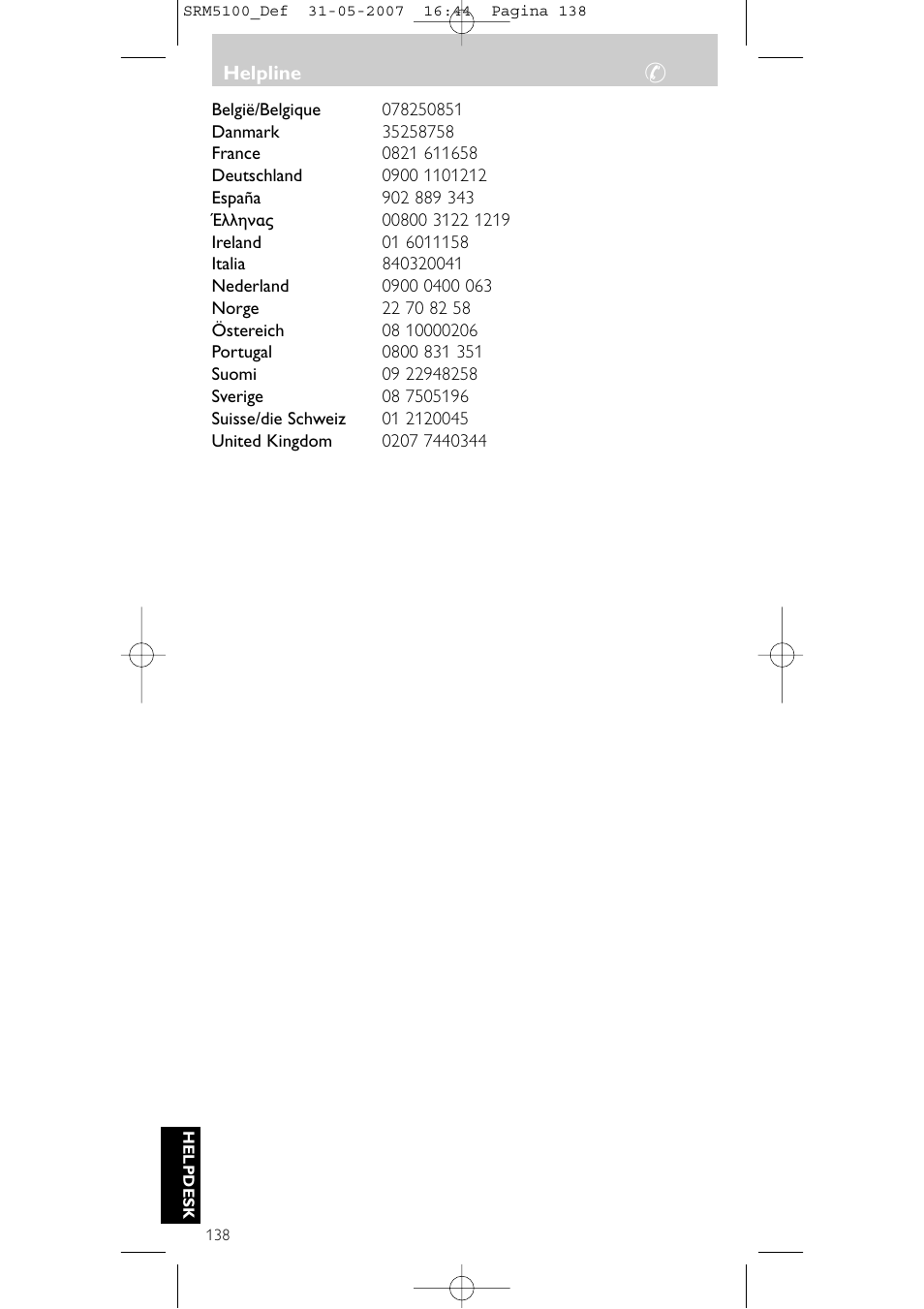 Philips SRM5100 User Manual | Page 138 / 144