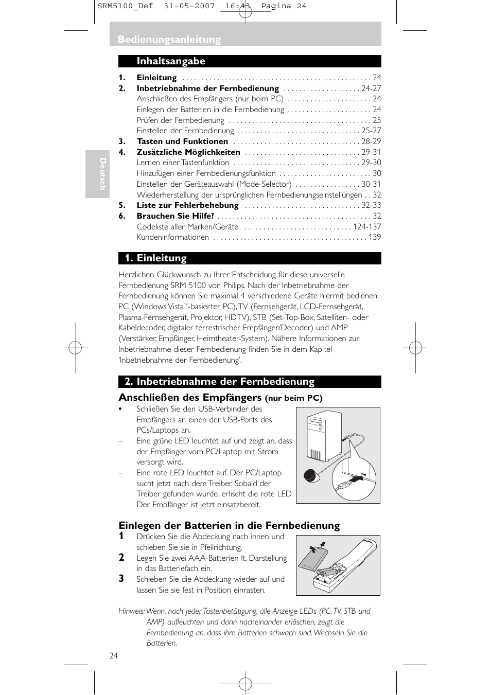 Philips SRM5100 User Manual | Page 24 / 144