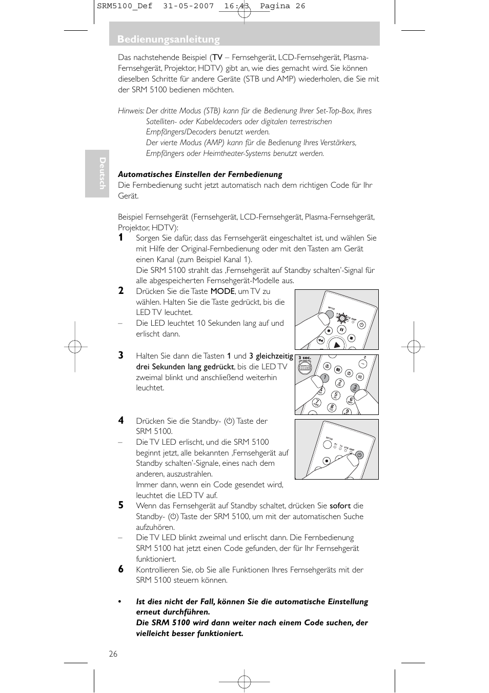 Philips SRM5100 User Manual | Page 26 / 144