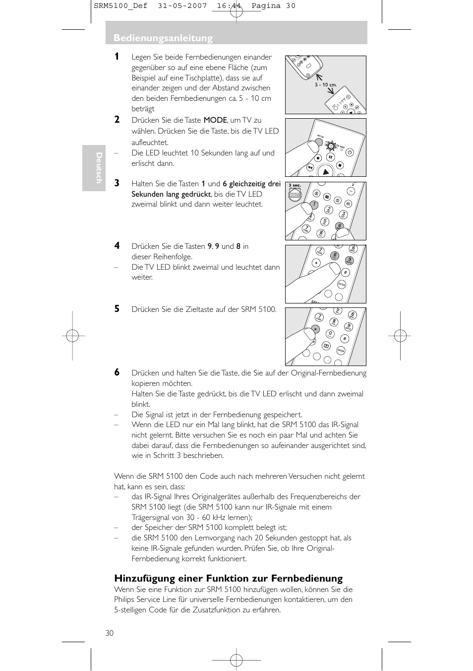 Philips SRM5100 User Manual | Page 30 / 144