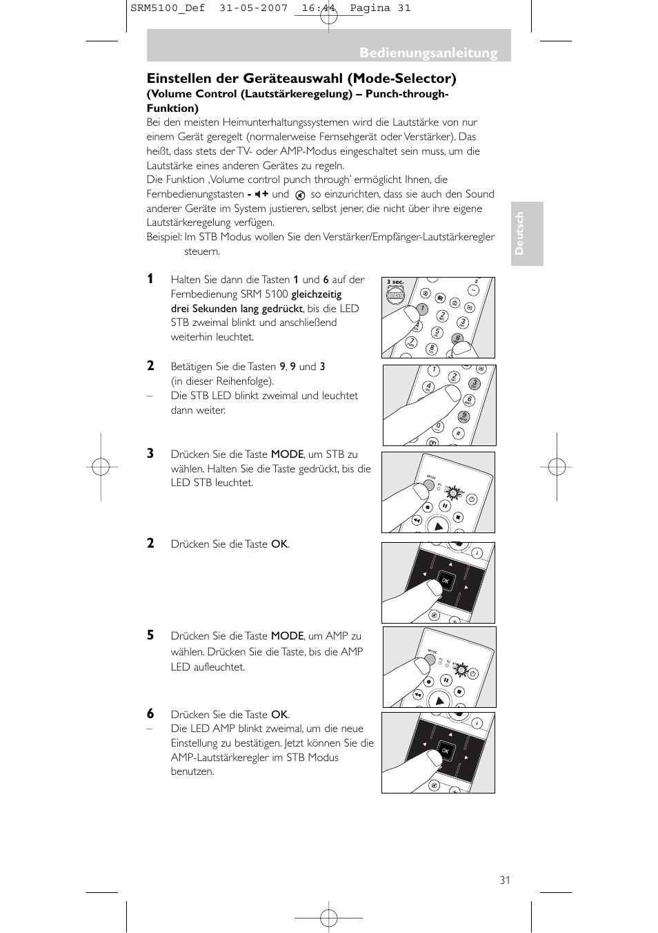 Philips SRM5100 User Manual | Page 31 / 144