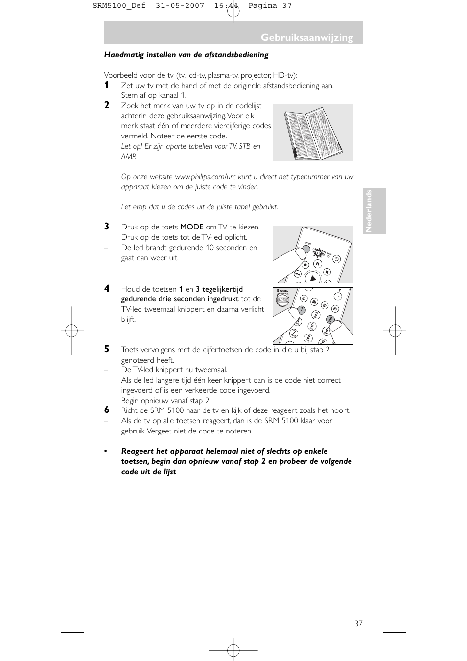 Philips SRM5100 User Manual | Page 37 / 144