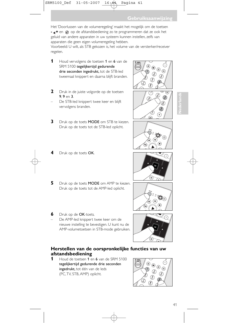 Philips SRM5100 User Manual | Page 41 / 144