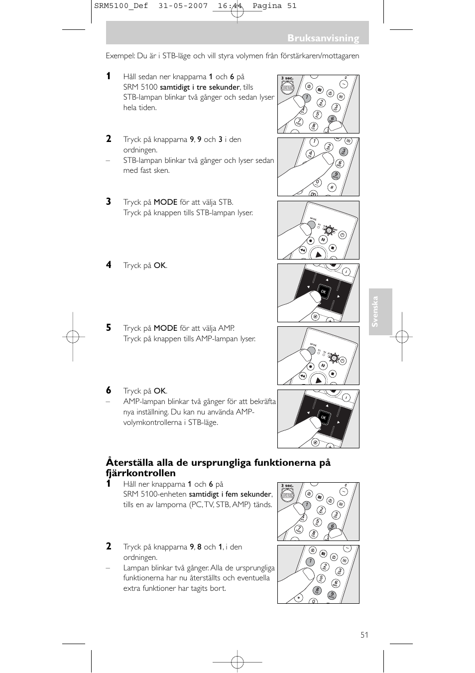 Philips SRM5100 User Manual | Page 51 / 144