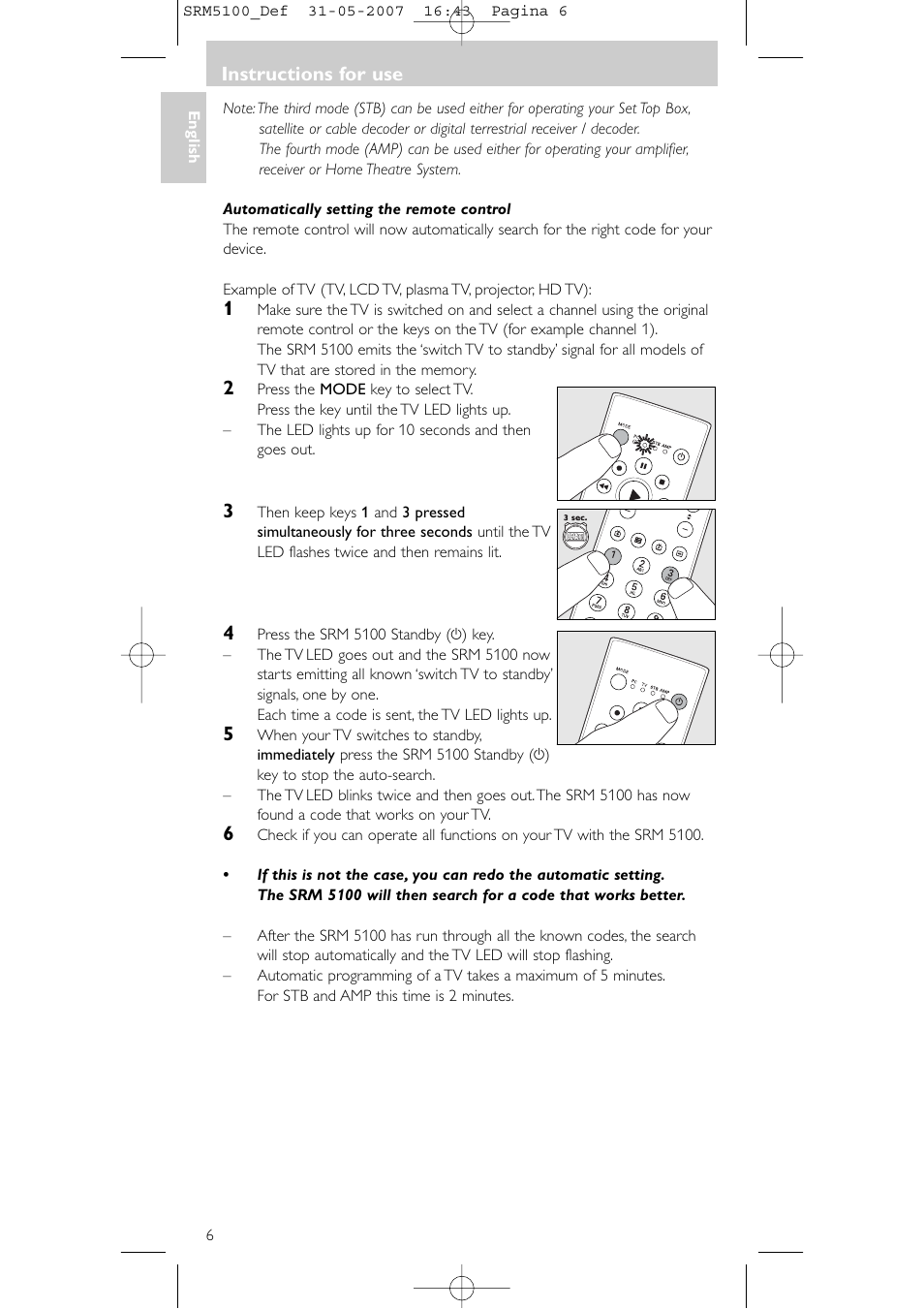 Philips SRM5100 User Manual | Page 6 / 144