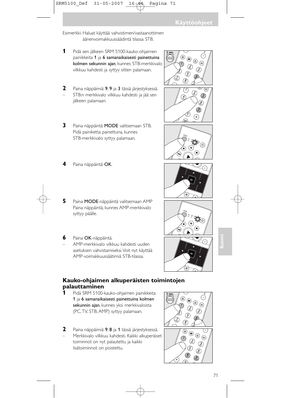 Philips SRM5100 User Manual | Page 71 / 144