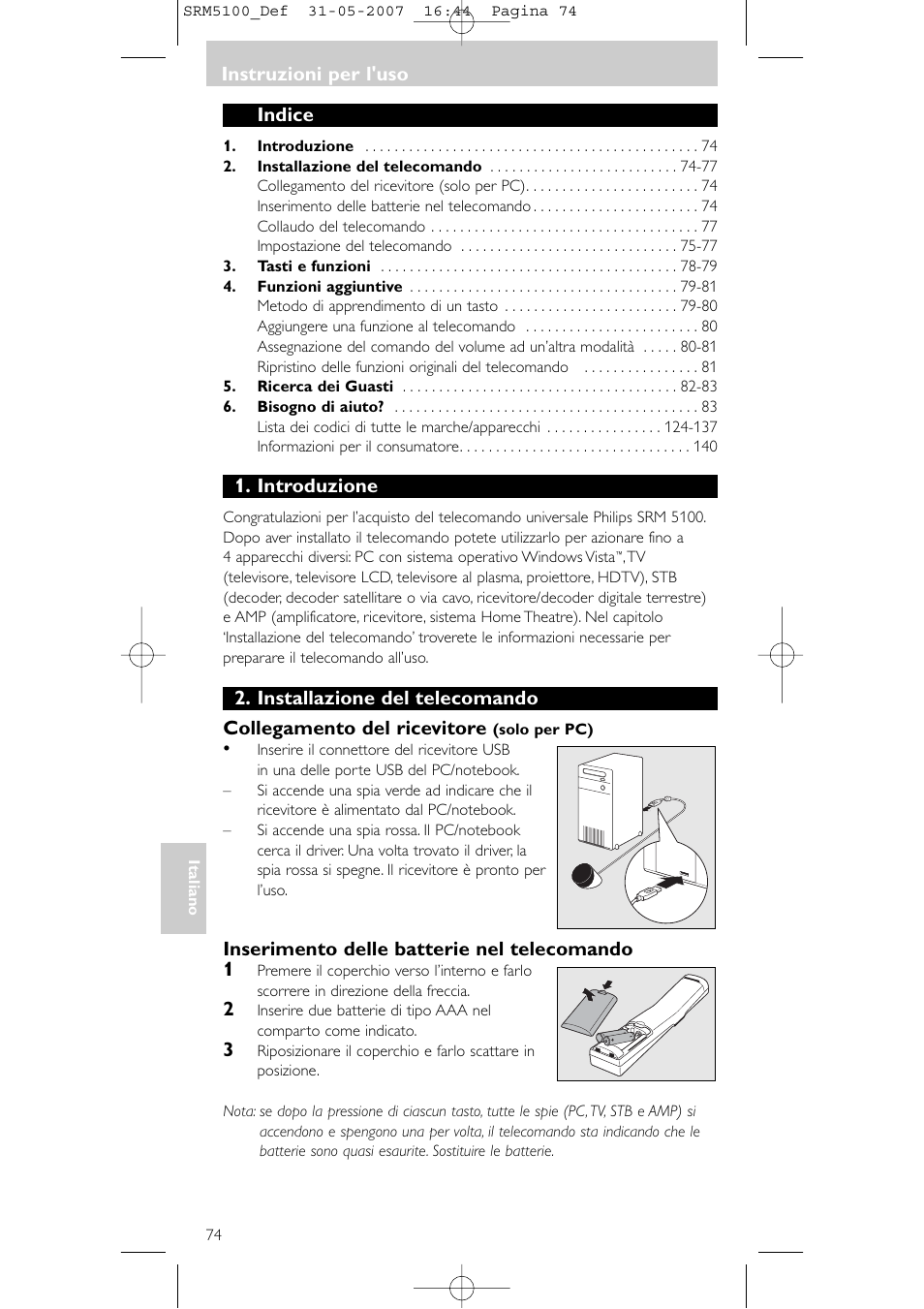 Philips SRM5100 User Manual | Page 74 / 144