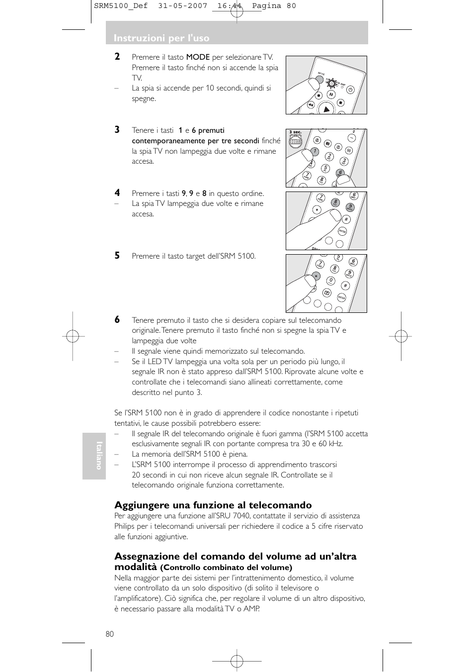 Philips SRM5100 User Manual | Page 80 / 144