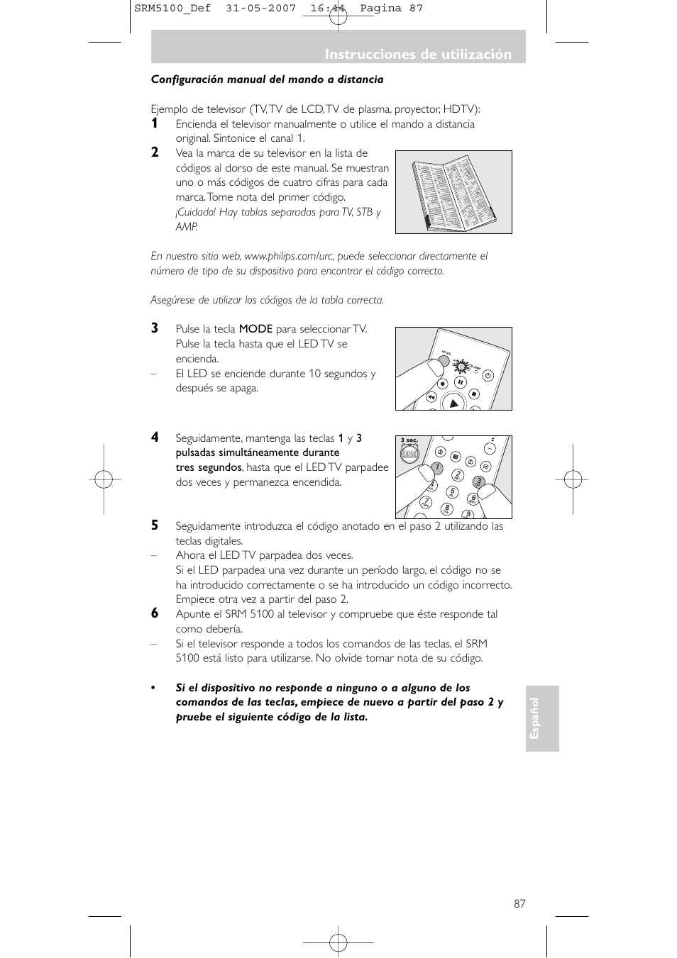 Philips SRM5100 User Manual | Page 87 / 144