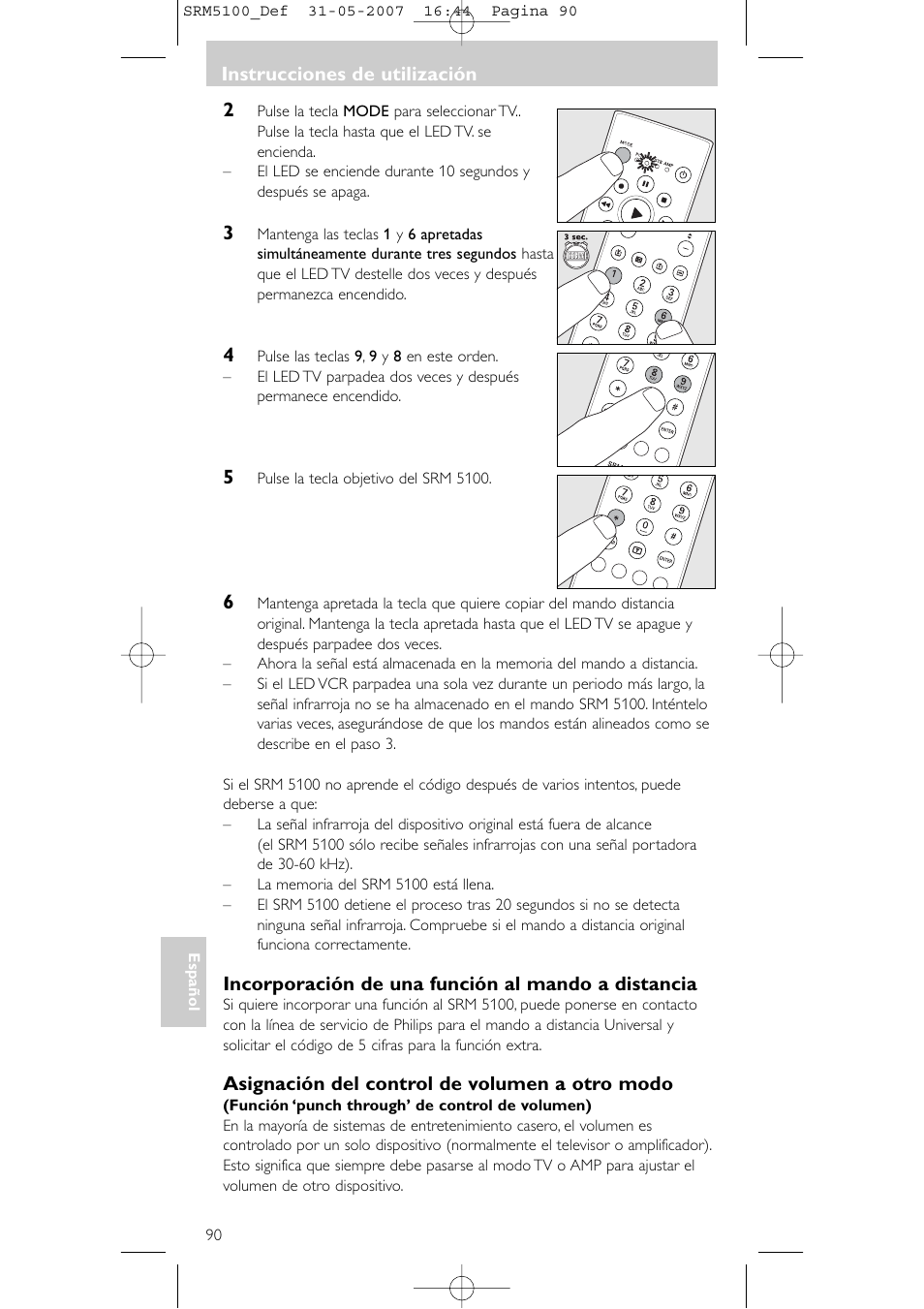 Philips SRM5100 User Manual | Page 90 / 144