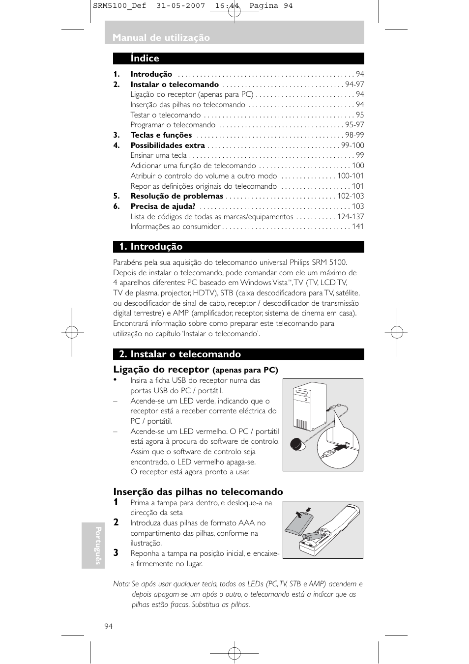 Philips SRM5100 User Manual | Page 94 / 144