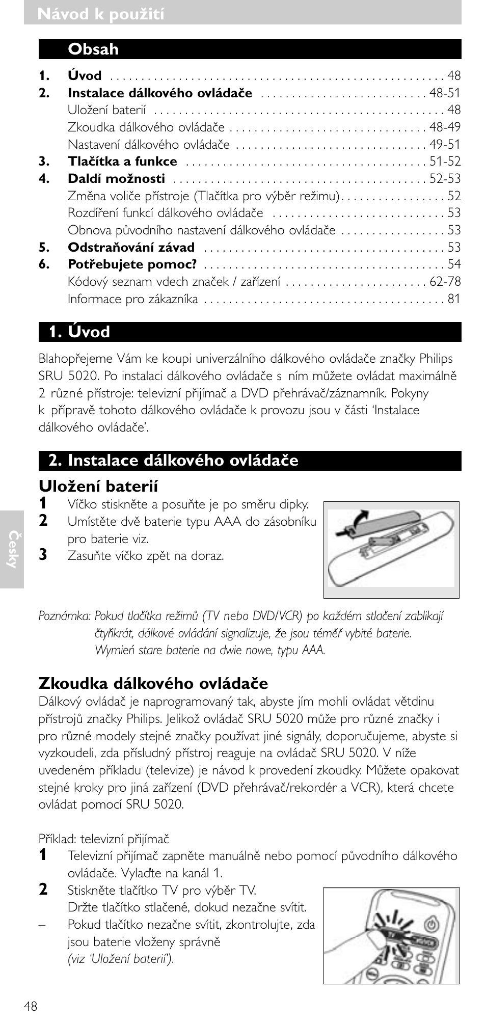 Philips SRU 5020/87 User Manual | Page 47 / 83