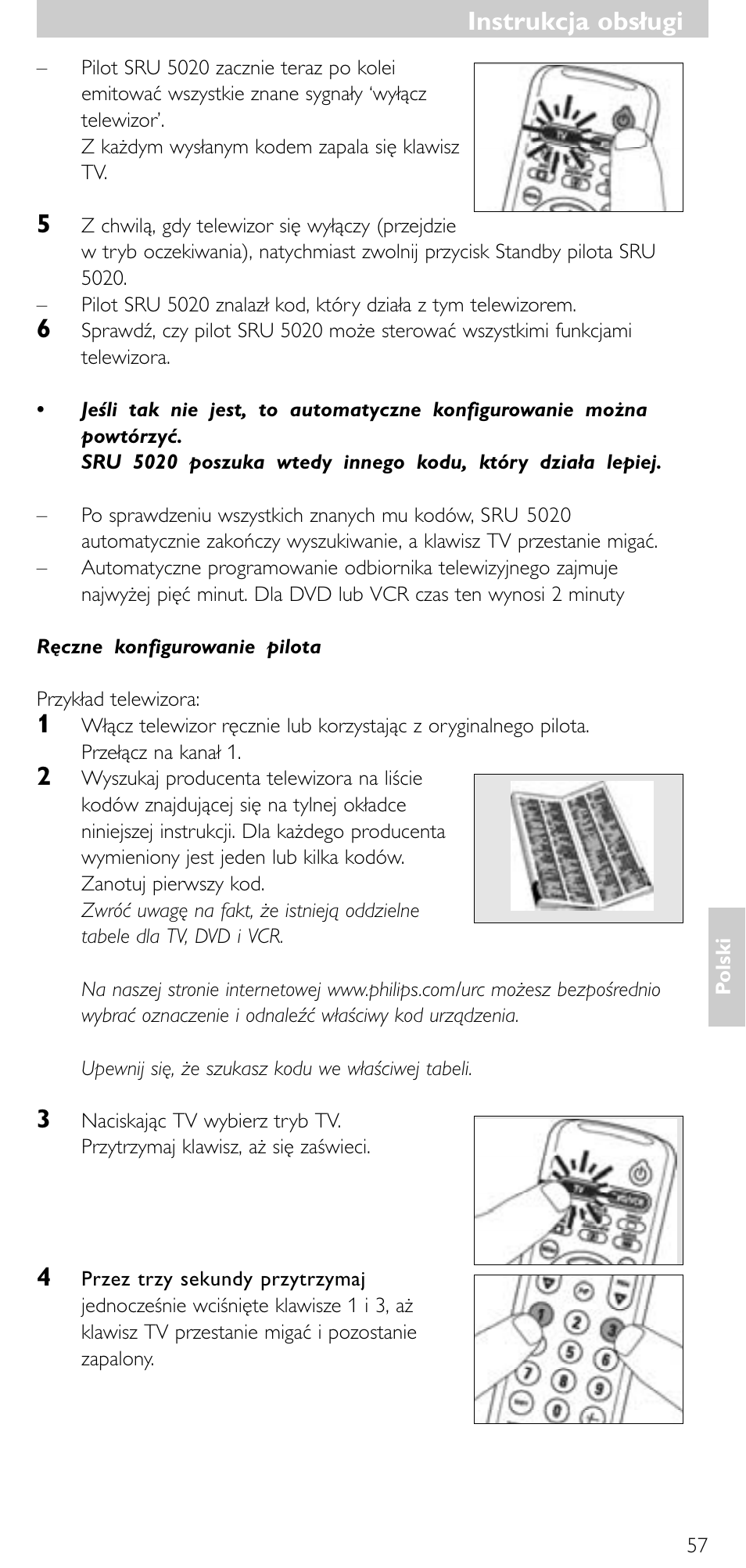 Instrukcja obsługi | Philips SRU 5020/87 User Manual | Page 56 / 83