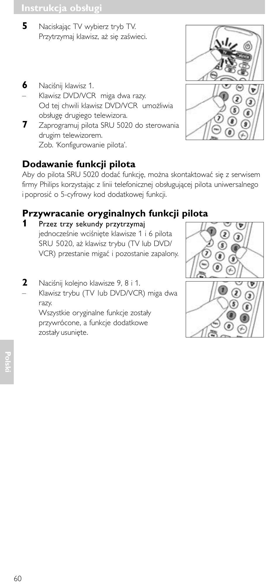 Philips SRU 5020/87 User Manual | Page 59 / 83